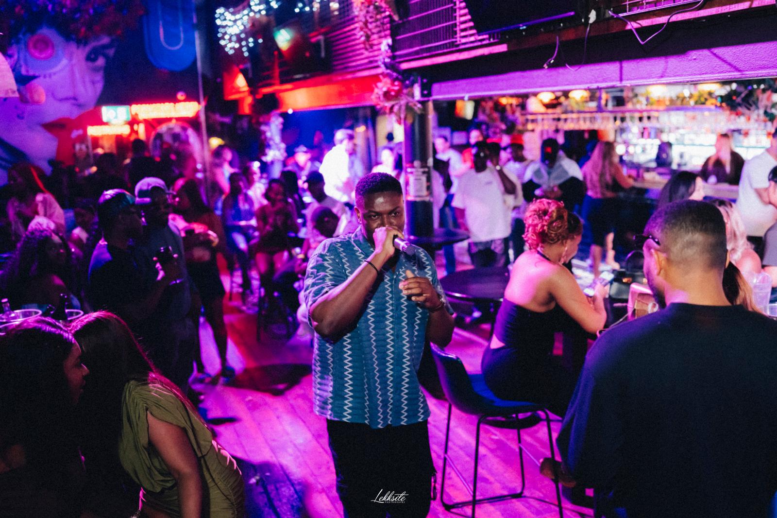 Mide Phresh live at a Manchester show